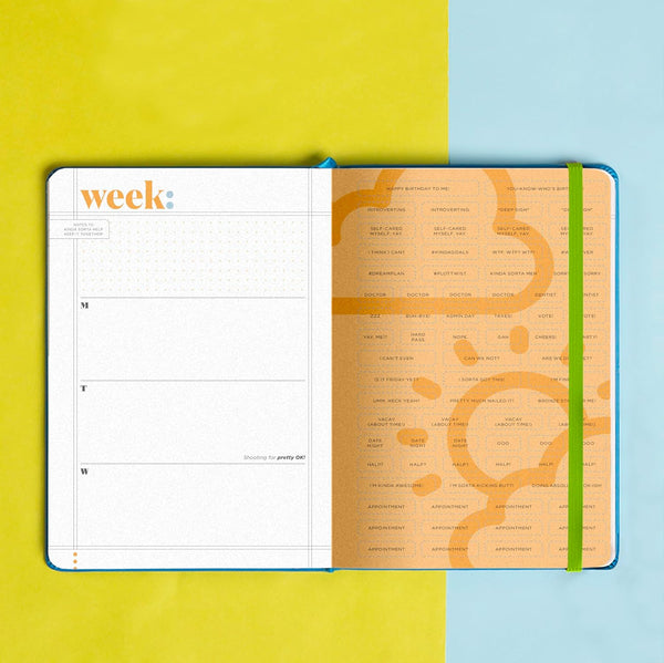 Knock Knock / Undated 12 Month Planner (Large) - Keepin' It Kinda, Sorta Together