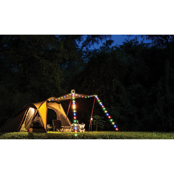 Maverick / 4-in-1 Retractable String Lights (10m) - Rainbow
