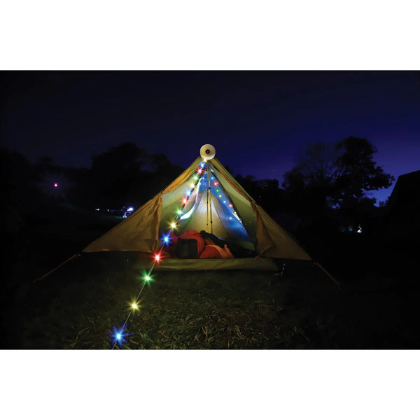 Maverick / 4-in-1 Retractable String Lights (10m) - Rainbow