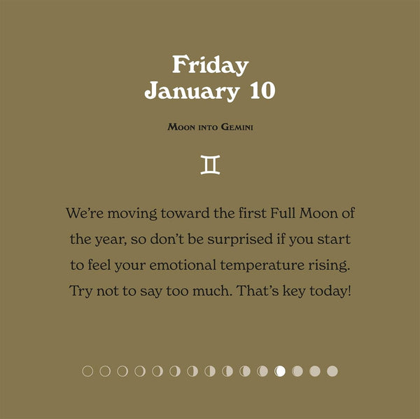 Moonology Calendar 2025 - Yasmin Boland