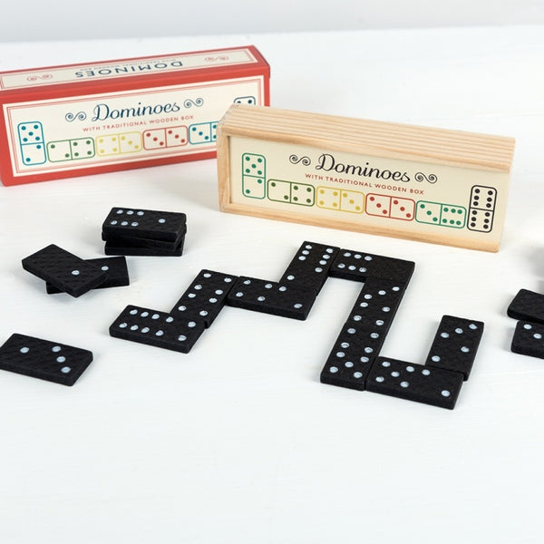 Rex London / Wooden Box Of Dominoes