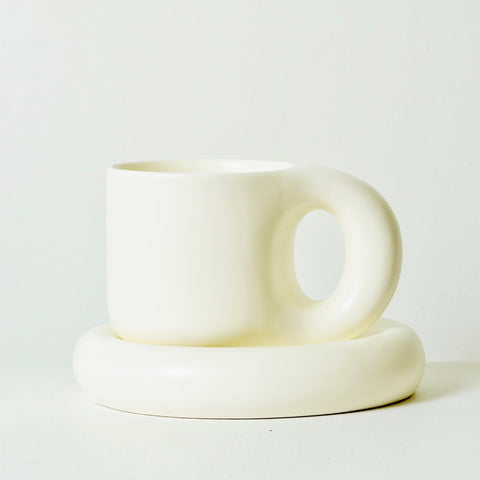 Sage & Cooper / Lola Chubby Mug Set - Off White