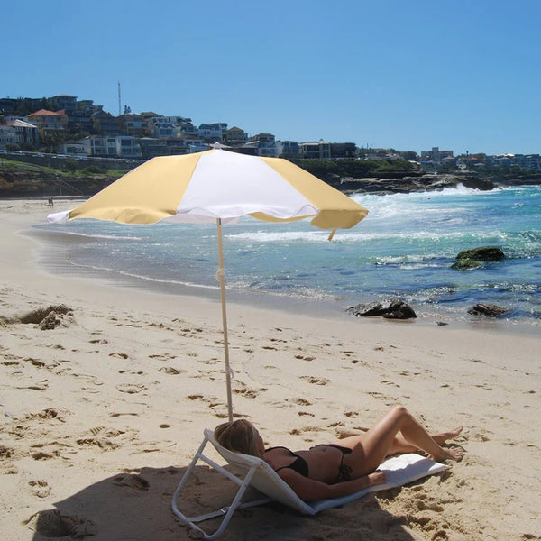 Sunnylife / Compact Beach Umbrella - Butternut