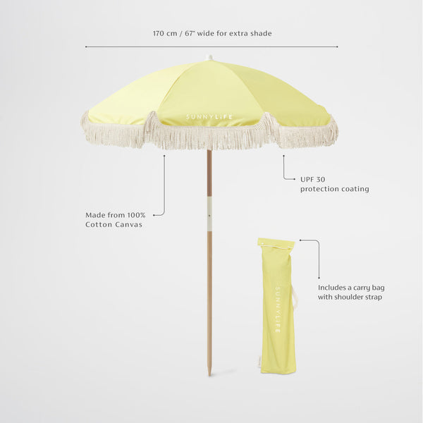 Sunnylife / Luxe Beach Umbrella - Limoncello