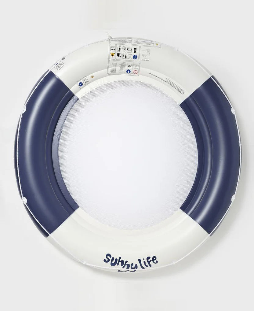 Sunnylife / Luxe Twin Hammock Float - Le Weekend Navy
