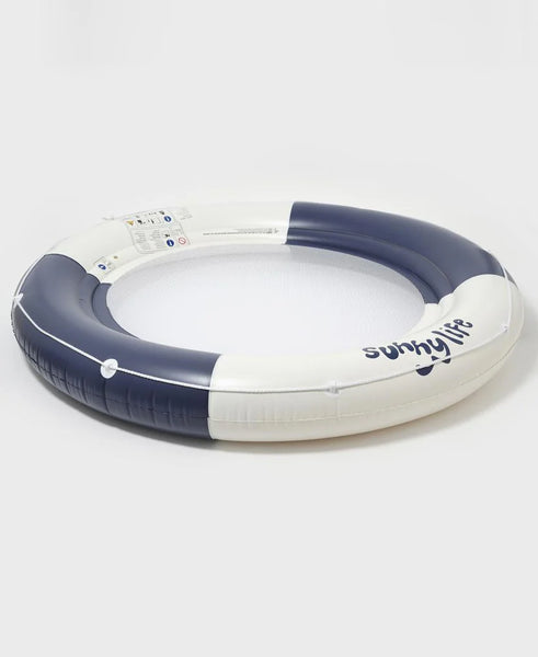 Sunnylife / Luxe Twin Hammock Float - Le Weekend Navy