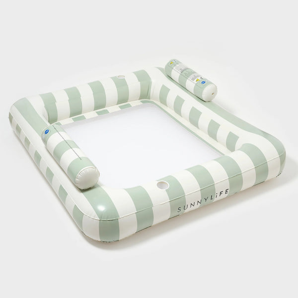 Sunnylife / Luxe Twin Hammock Float - The Vacay Soft Olive