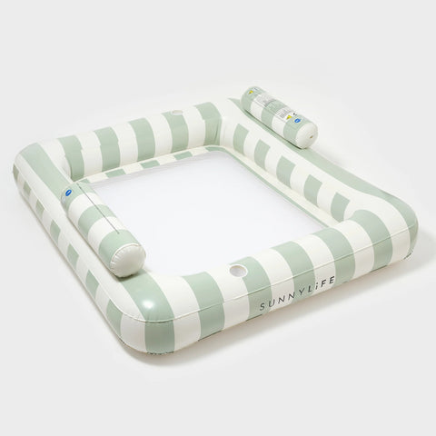 Sunnylife / Luxe Twin Hammock Float - The Vacay Soft Olive