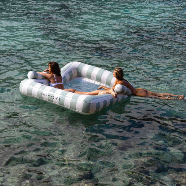 Sunnylife / Luxe Twin Hammock Float - The Vacay Soft Olive