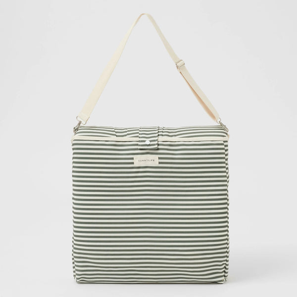 Sunnylife / Reclining Beach Chair - The Vacay Olive