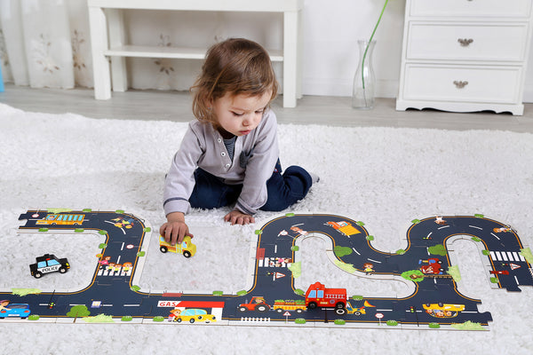 Tooky Toy / City Road Puzzle Playset