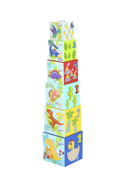 Tooky Toy / Nesting & Stacking Boxes - Dinosaur