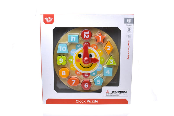 Tooky Toy / Wooden Clock Puzzle