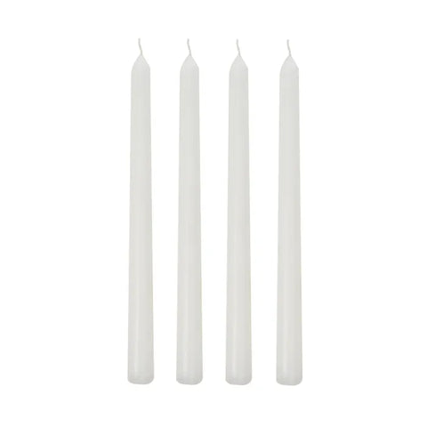 Coast To Coast / Tapered Dinner Candle (Set 4) - White