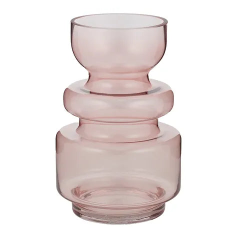 Coast To Coast / Marte Glass Vase - Rose