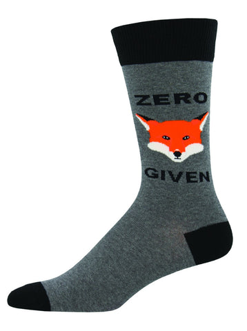 Socksmith / Mens Socks - Zero Fox Given