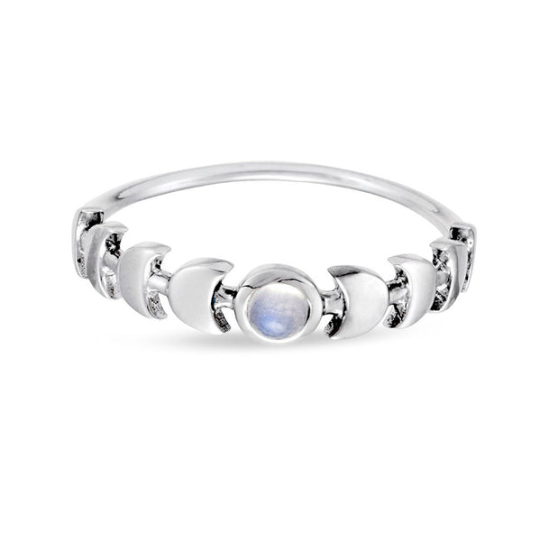 Midsummer Star / Illume Moonstone Ring - Silver