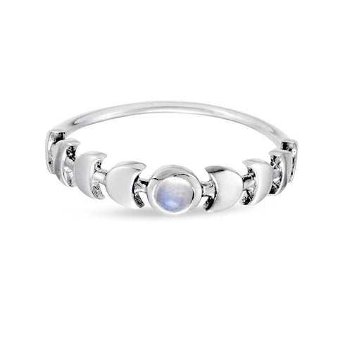 Midsummer Star / Illume Moonstone Ring - Silver