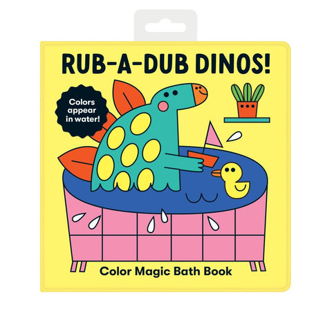 Mudpuppy / Colour Magic Bath Book - Rub-A-Dub Dinos