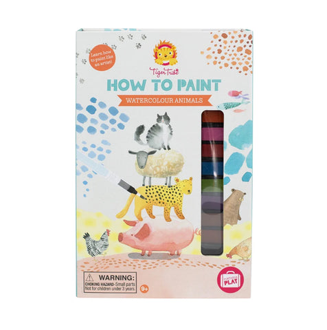 Tiger Tribe / How To Paint - Watercolour Animals
