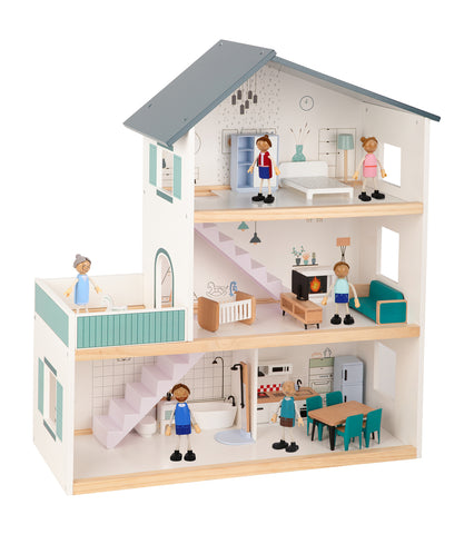 Tooky Toy / 3 Storey Dollhouse