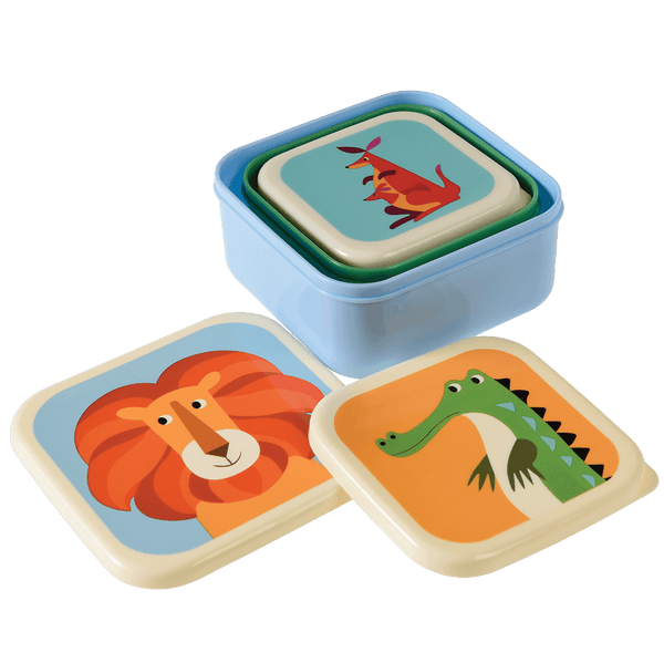 Rex London / Snack Boxes (Set 3) - Colourful Creatures