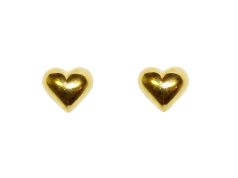 Goody Gumdrops / Heart Studs - 18K Gold Plated