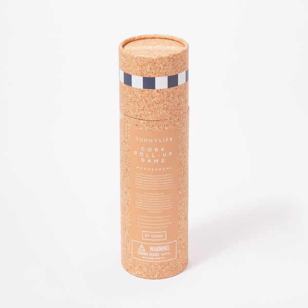 Sunnylife / Cork Roll-Up Gameboard - Monochrome