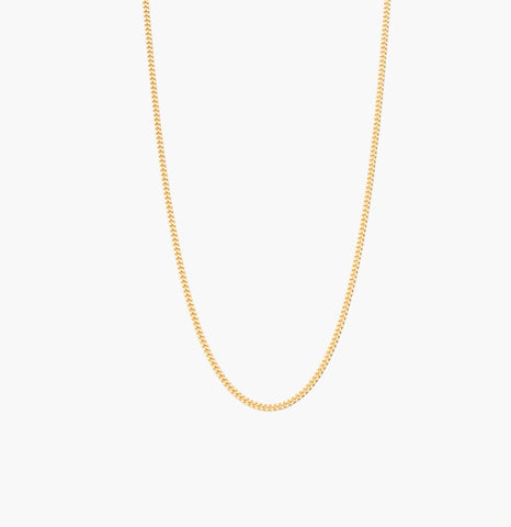 Kirstin Ash / Bespoke Curb Chain 16-18” - 18K Gold Vermeil