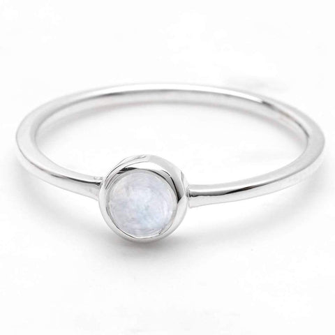 Midsummer Star / Elixir Moonstone Ring - Silver