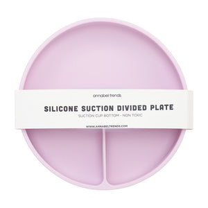 Annabel Trends / Silicone Suction Divided Plate - Lilac