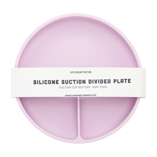 Annabel Trends / Silicone Suction Divided Plate - Lilac