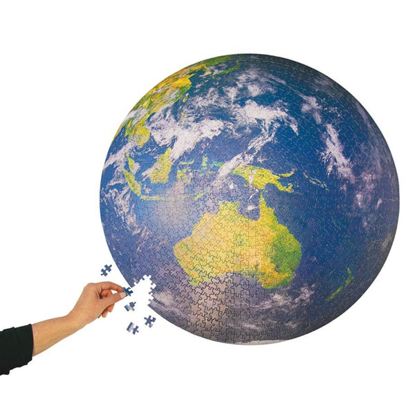 Discovery Zone / Planet Earth Round Jigsaw Puzzle (1000pc)
