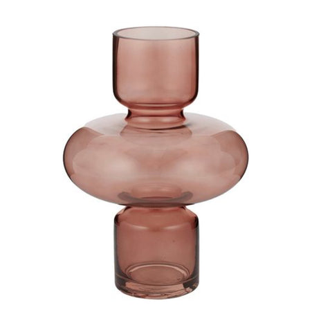 Coast To Coast / Marte Glass Vase - Nutmeg