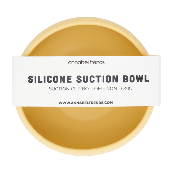 Annabel Trends / Silicone Suction Bowl - Lemon