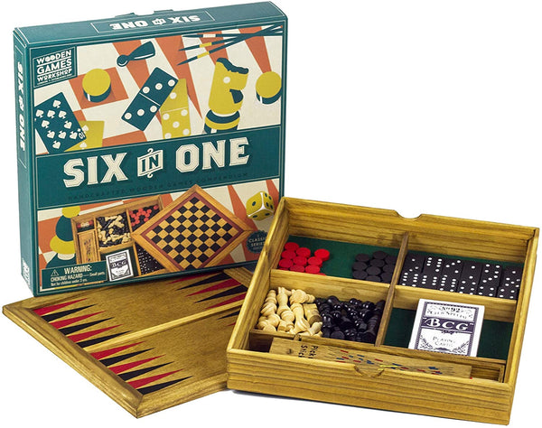 Wooden Games Workshop / Six In One