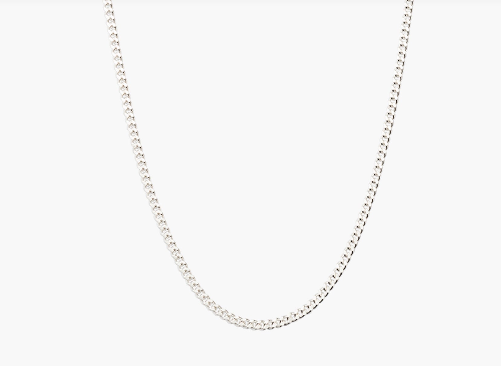 Kirstin Ash / Bespoke Curb Chain 22-25” - Sterling Silver