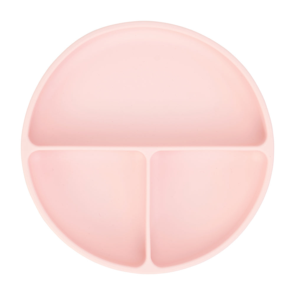 Annabel Trends / Silicone Suction Divided Plate - Blush Pink