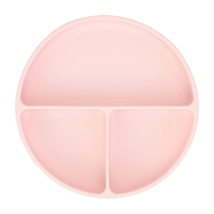 Annabel Trends / Silicone Suction Divided Plate - Blush Pink