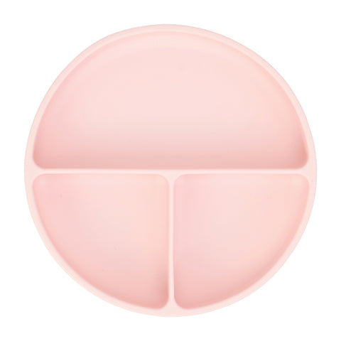 Annabel Trends / Silicone Suction Divided Plate - Blush Pink