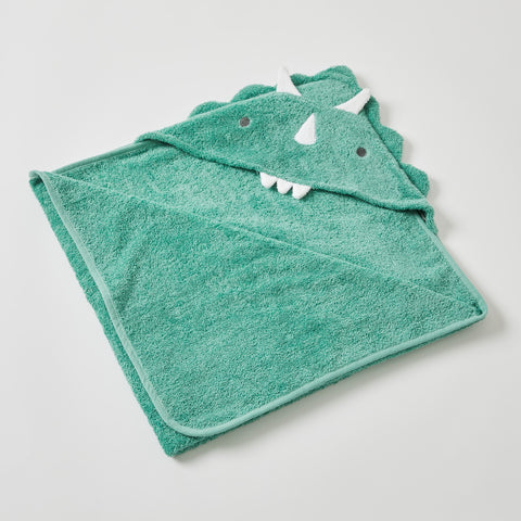 Nordic Kids / Baby Hooded Towel - Theo Dinosaur