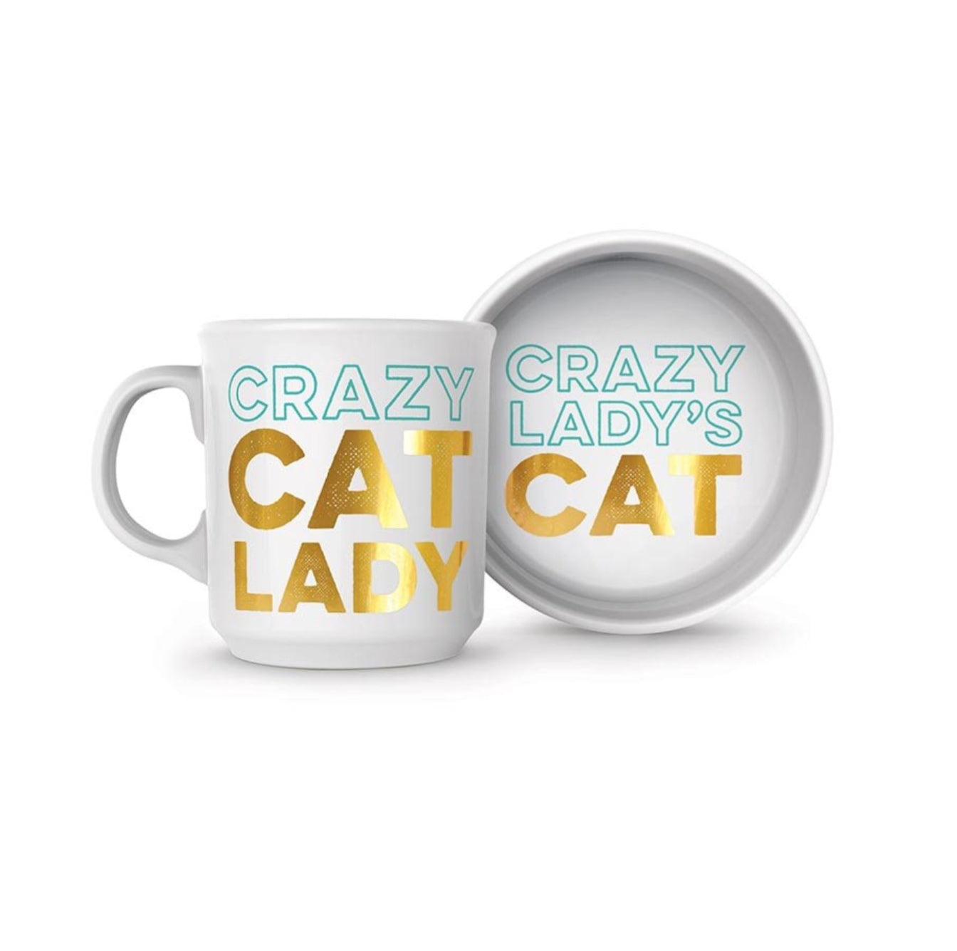 Fred / Bowl & Mug Set - Crazy Cat Lady