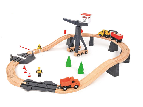 Tooky Toy / Construction Yard Train Set