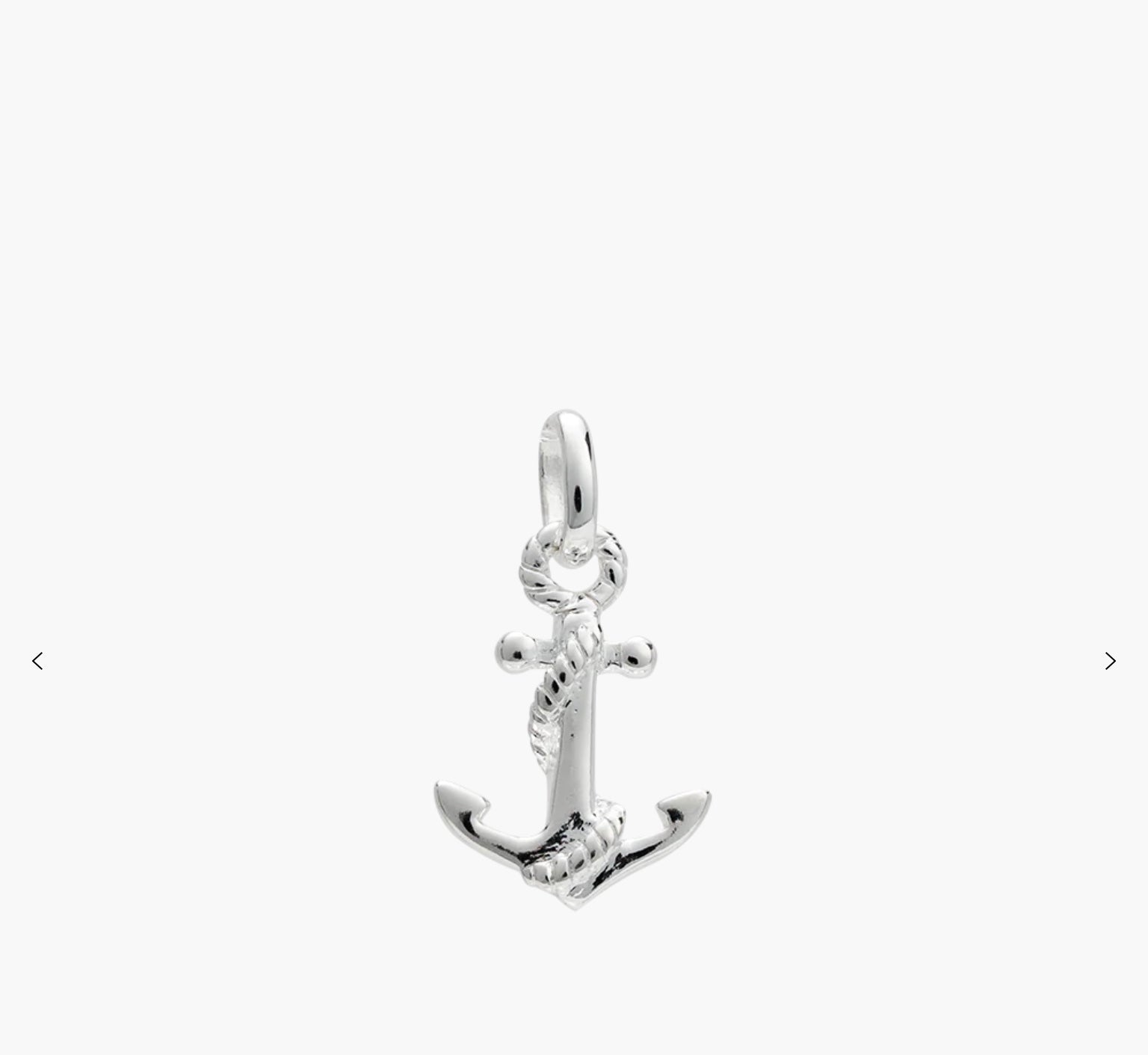 Kirstin Ash / Anchor Charm - Silver