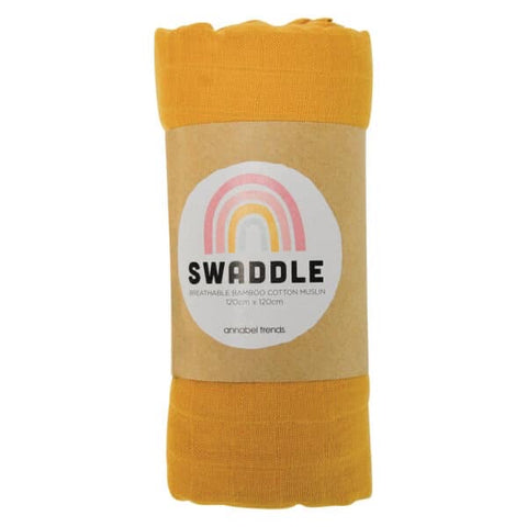 Annabel Trends / Muslin Swaddle - Mustard