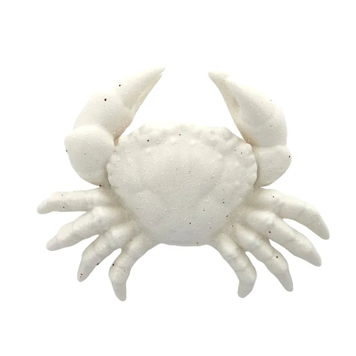 Coast To Coast / Con Crab Ceramic Sculpture - White