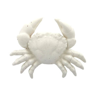 Coast To Coast / Con Crab Ceramic Sculpture - White