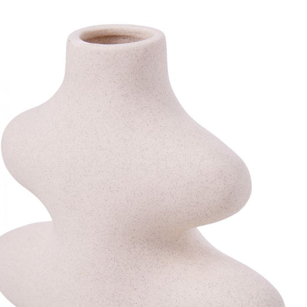 Emporium / Wave Ceramic Vessel - Beige