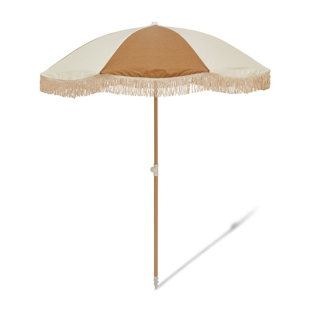 Salty Shadows / Aluminium Beach Umbrella - Goldie