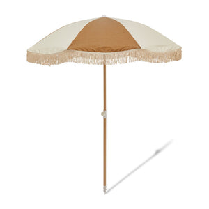 Salty Shadows / Aluminium Beach Umbrella - Goldie